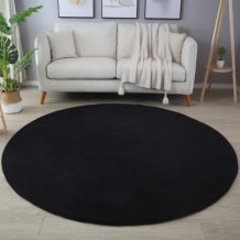 Kusový koberec kruh Sky 5400 black