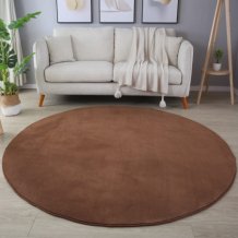 Kusový koberec kruh Sky 5400 brown