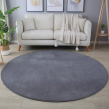 Kusový koberec kruh Sky 5400 grey
