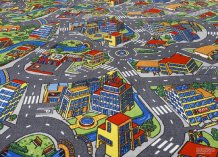 Dětský koberec Clever town