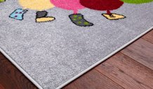 Dětský koberec Iwo šedý