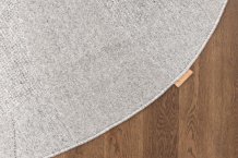 Kusový koberec Atole light grey kruh