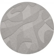 Kusový koberec Botanica grey kruh