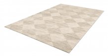 Kusový koberec Checkered beige čtverec