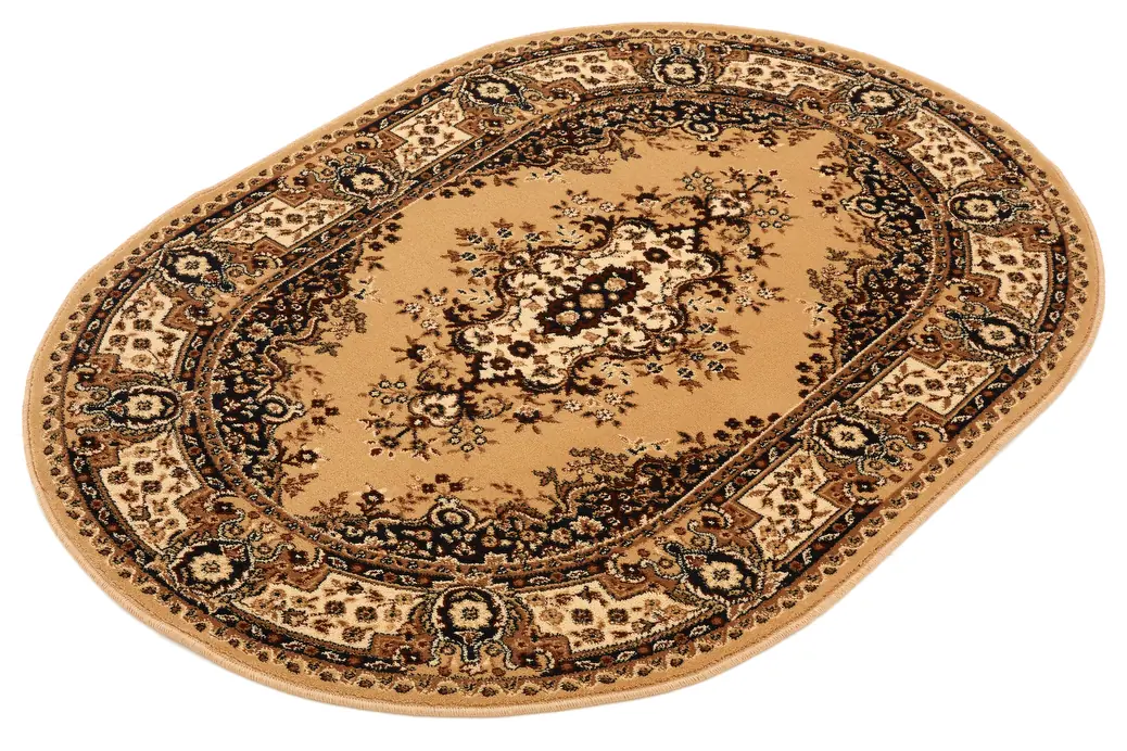 Kusový koberec Fatima S béžový ovál