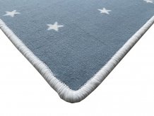 Kusový koberec Hvězdička modrá