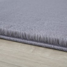 Kusový koberec kruh Pouffy 5100 grey