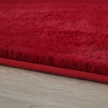 Kusový koberec kruh Pouffy 5100 red