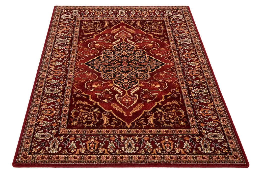 Kusový koberec Leyla vínový (ruby)