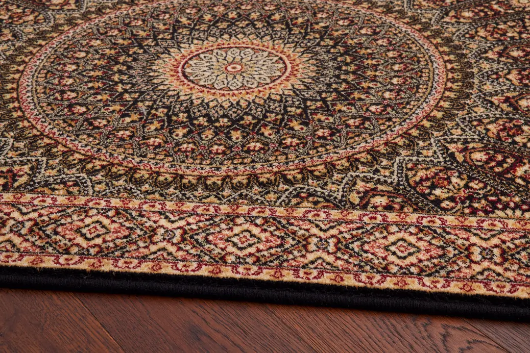 Kusový koberec Liwia černý