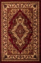 Kusový koberec Medailon 6985 red cream