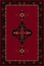 Kusový koberec Mible červený
