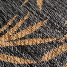 Kusový koberec Mira 1451 black kruh