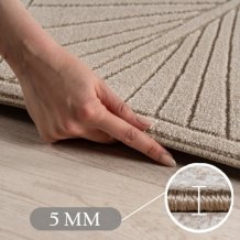 Kusový koberec Nova 1203 beige kruh