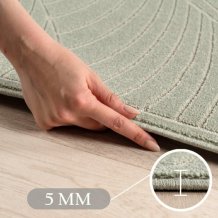 Kusový koberec Nova 1204 green kruh