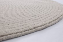 Kusový koberec Ruti kruh light grey