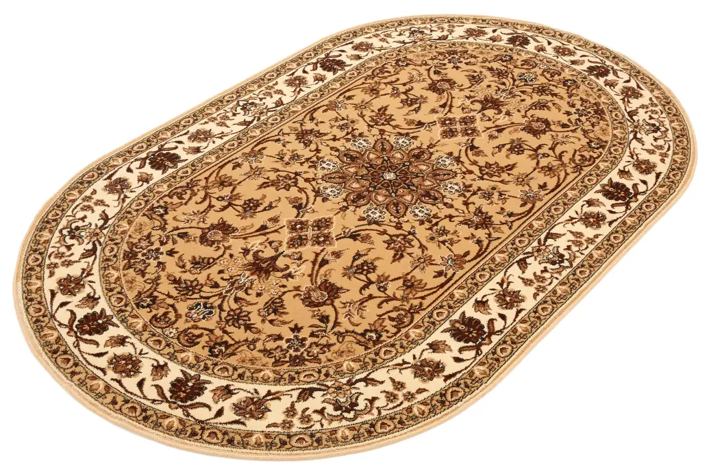 Kusový koberec Samir béžový - ovál (beige)