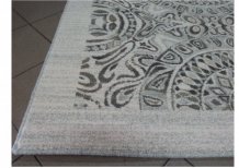 Kusový koberec Tula světle šedý