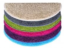 Nášlapy na schody Color Shaggy (půlkruh - obdélník)
